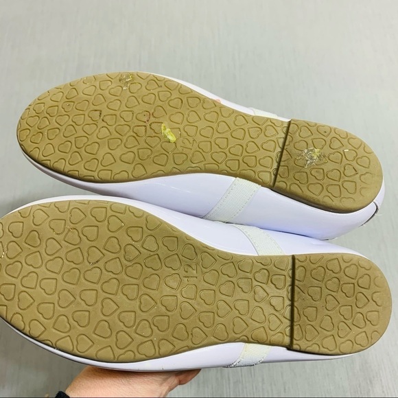 Girls patent floral ballet flat shoes - Picture 3 of 4